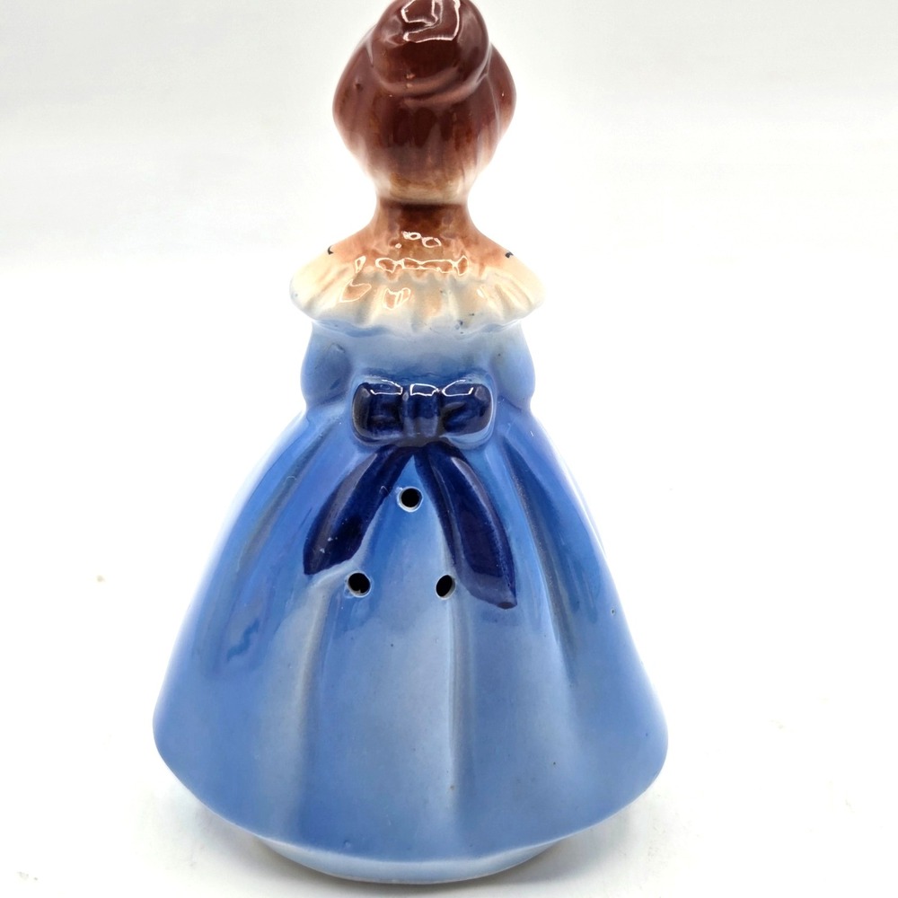 Vintage Blue Praying Girl Salt or Pepper Shaker 1950s Enesco - Picture 4 of 5